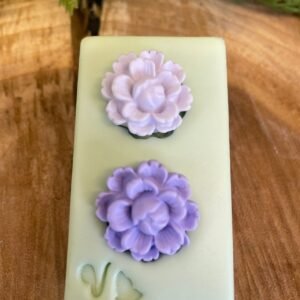 Molde de Silicone Flor Cravo — 2,0 x 2,0 cm - molde de silicone para biscuit - Vanessa De Col