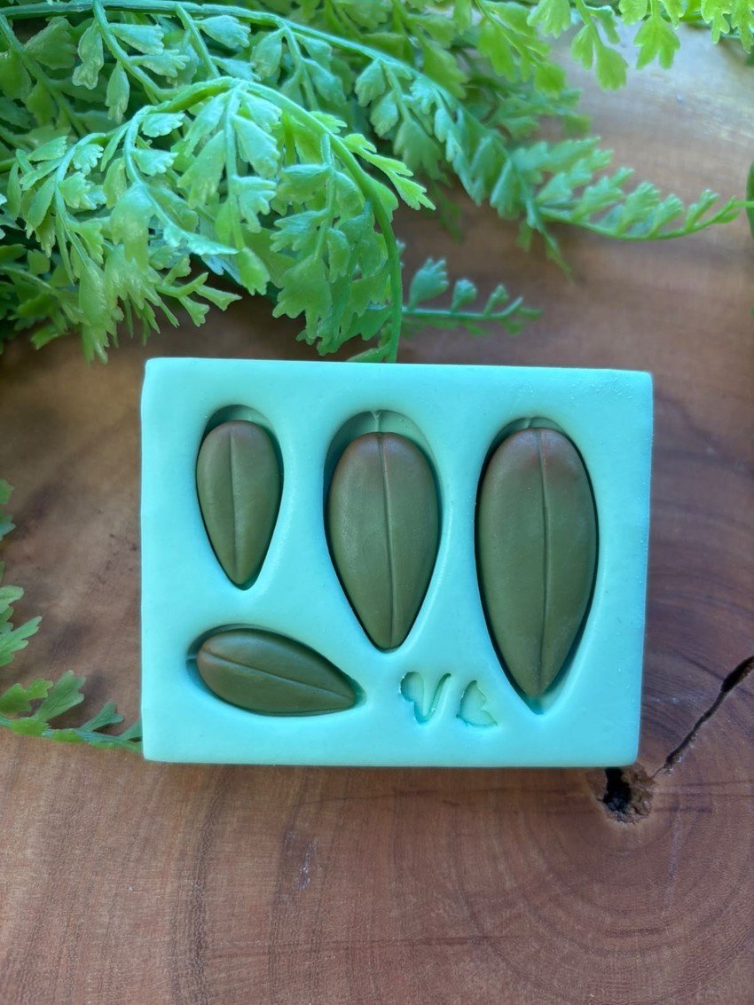 Molde Folhas de Orquídea — 7,0 x 5,5 cm - Imagem 3