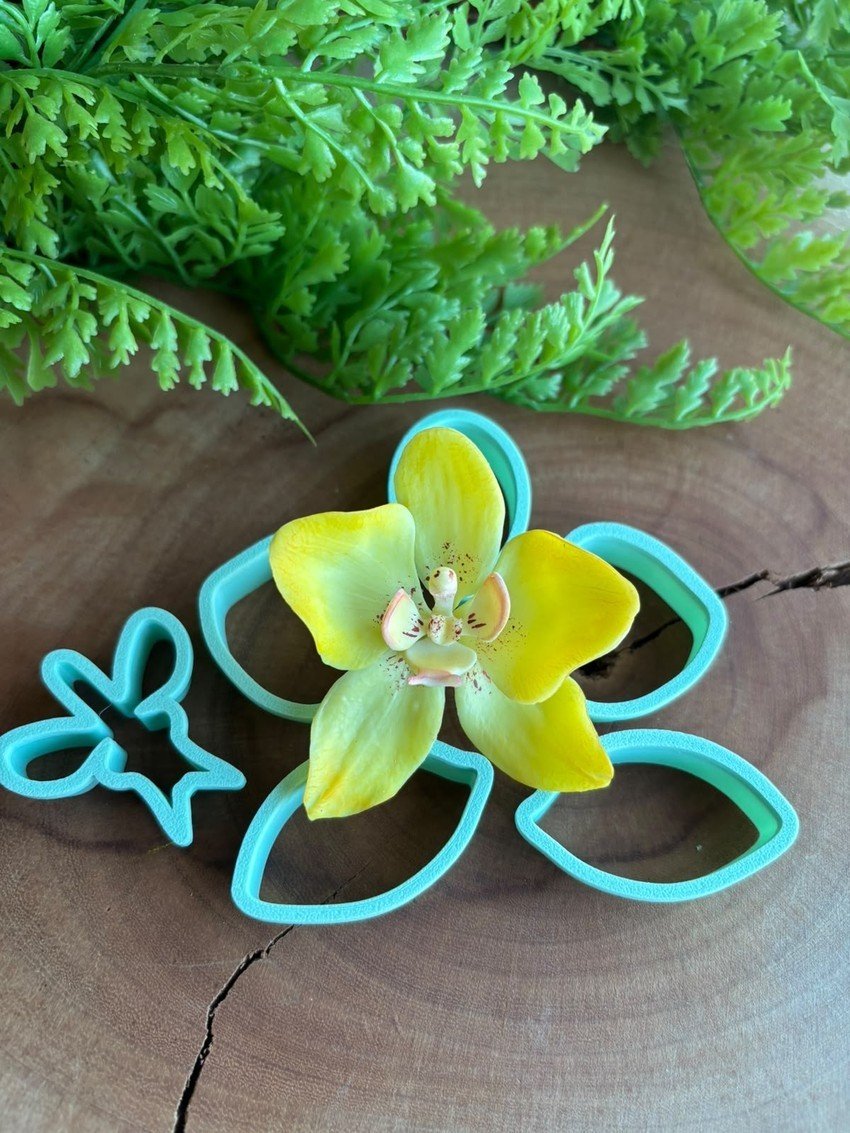 Cortadores Orquídea 2 - M — 4,0 x 3,5 cm - Imagem 3
