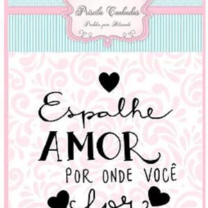 Textura Espalhe Amor Por Onde Você For