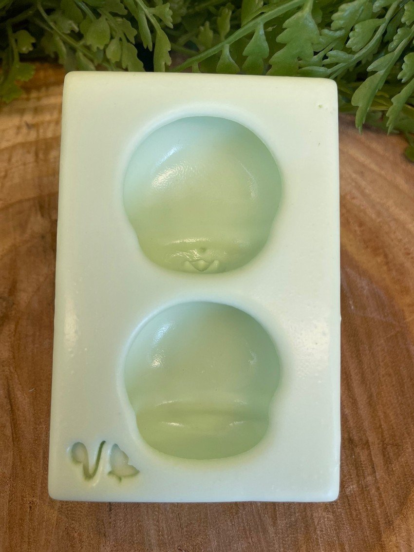 Molde de silicone Cabecinhas cute - Imagem 2