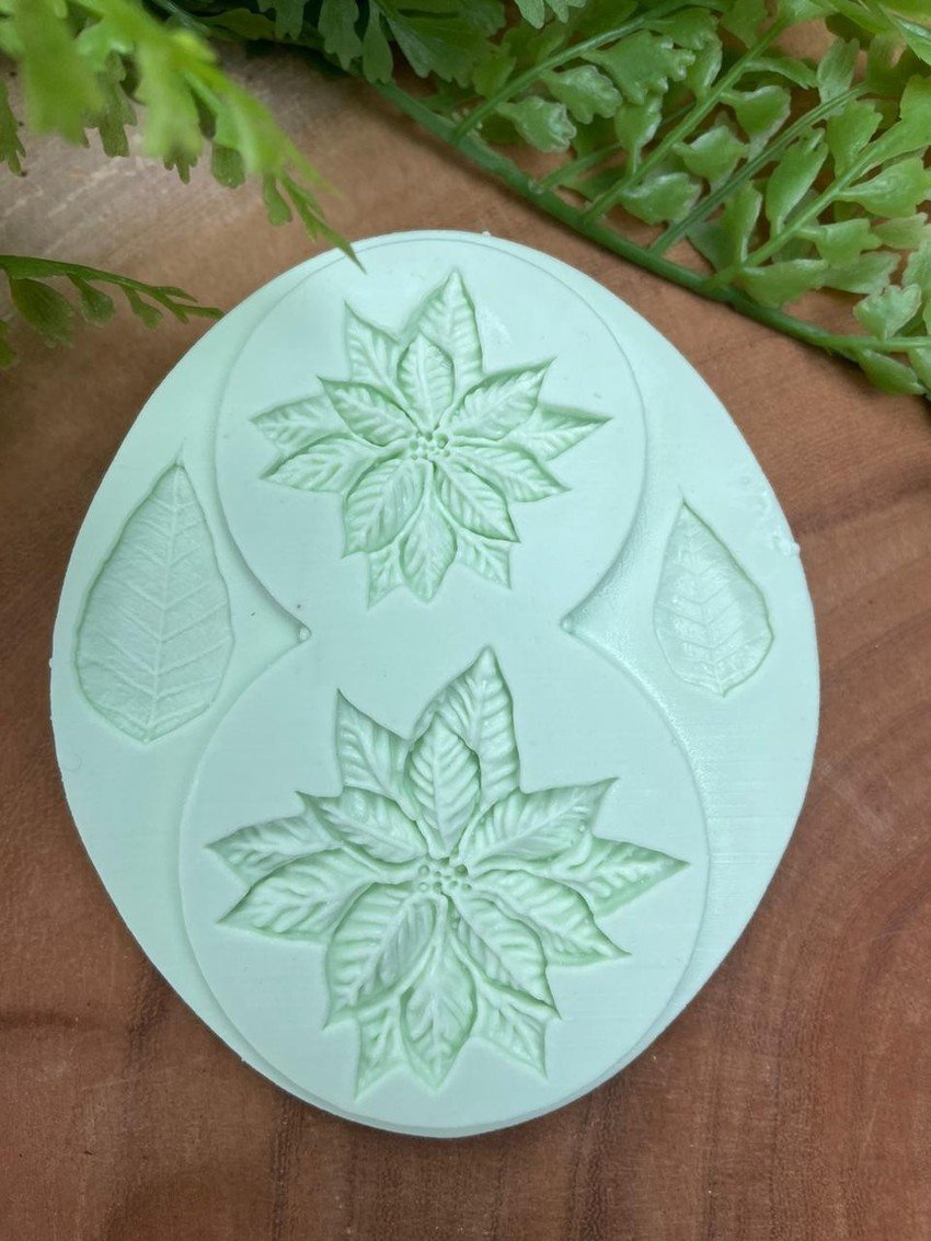 Molde Flor de Natal 2 - Imagem 2