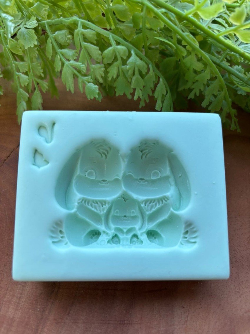 Molde Familia Coelhos - Imagem 3