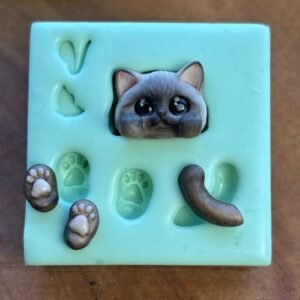 Molde Gatinho Agarradinho
