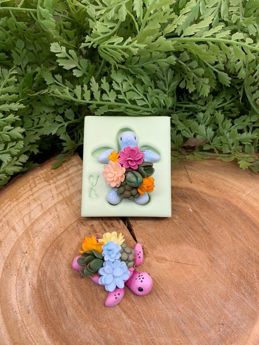 Molde de Silicone Tartaruguita - Imagem 4