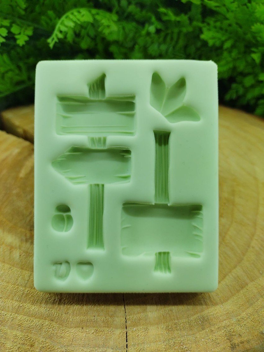 Molde De Silicone Mini Plaquinhas 2 - Imagem 2