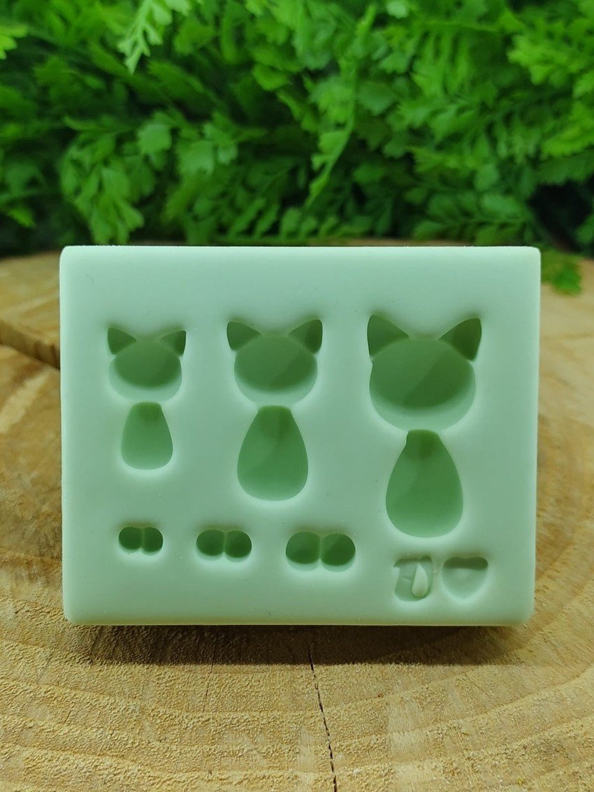 Molde De Silicone Gatinhos - Imagem 2
