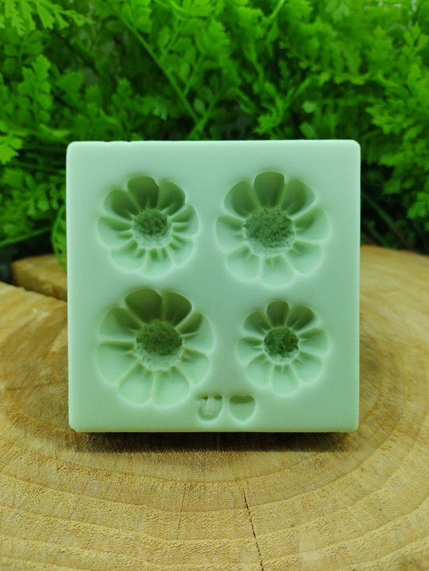 Molde De Silicone Flores Do Campo - Imagem 2