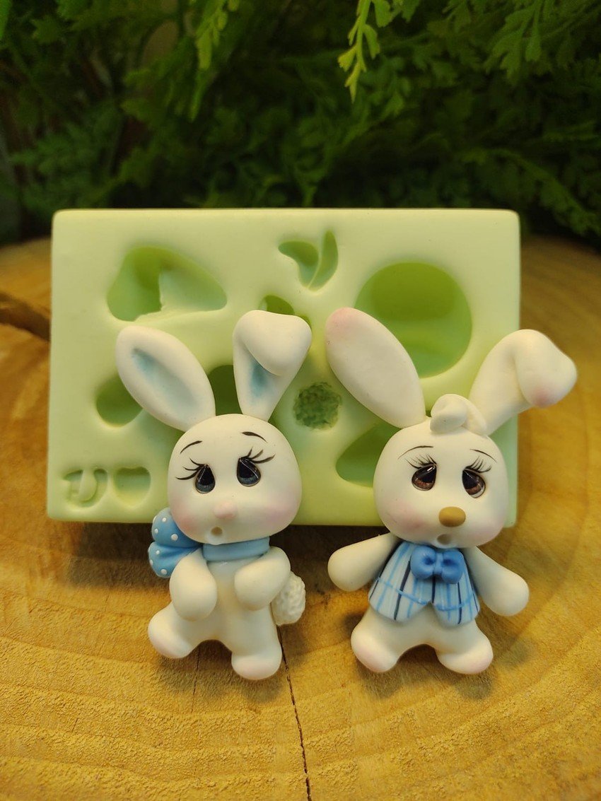 Molde de Silicone Coelhinho 2 - Imagem 2