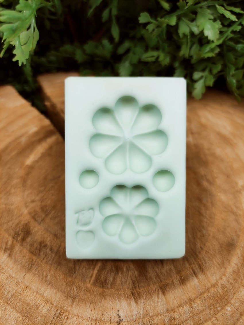 Molde de Silicone Flor Luna P - Imagem 2