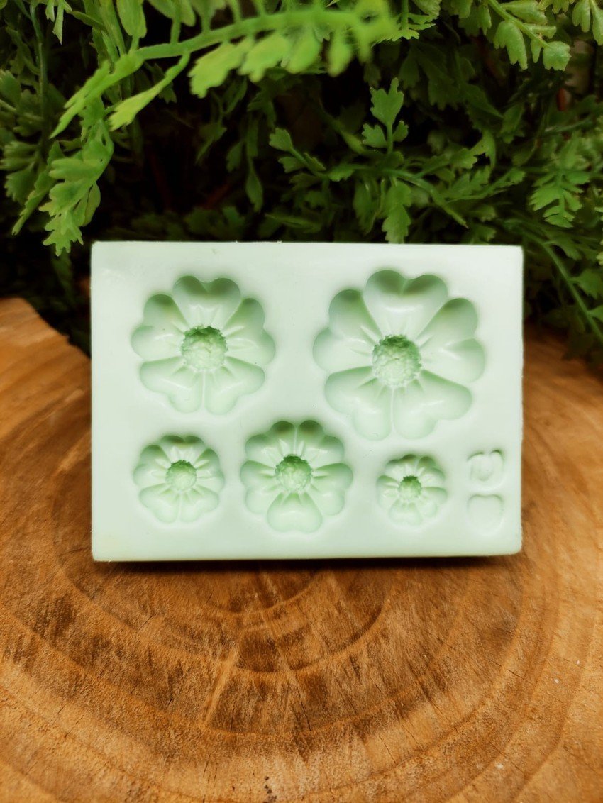Molde de Silicone Flores do Campo 2 - Imagem 2
