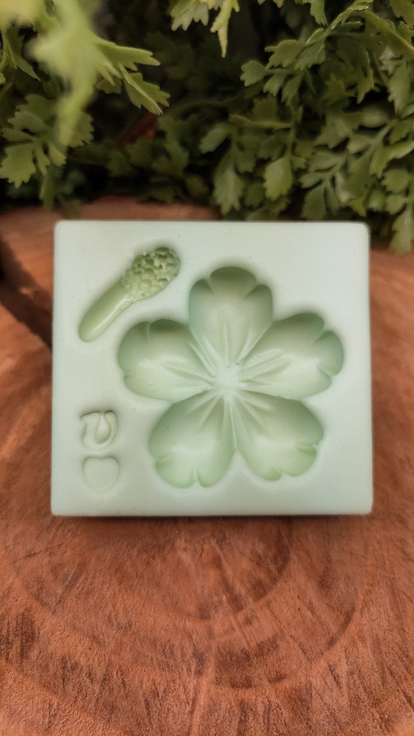 Molde de Silicone Flor Hibisco G - Imagem 2