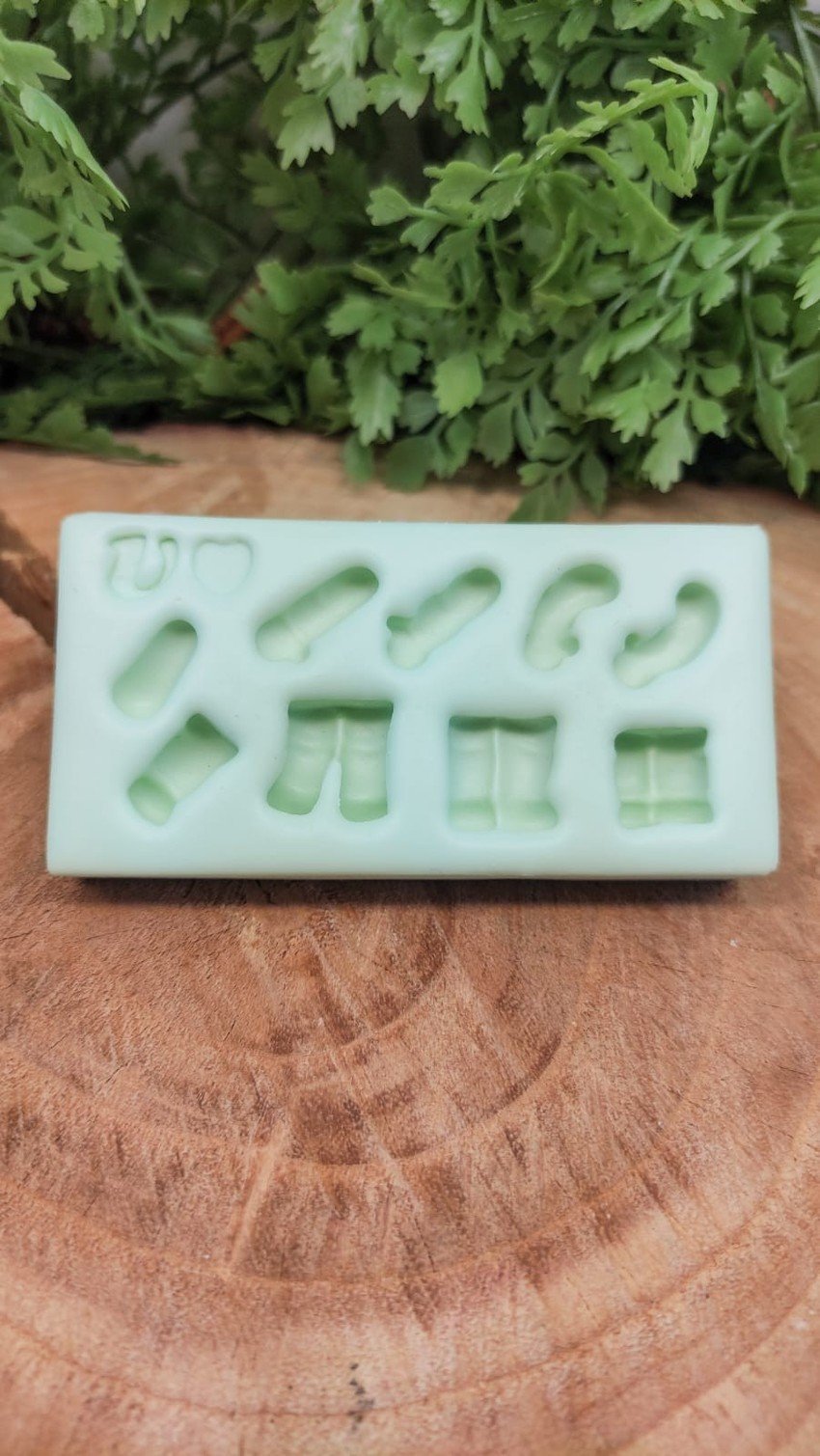 Molde de Silicone Bracinhos e Perninhas - Imagem 2
