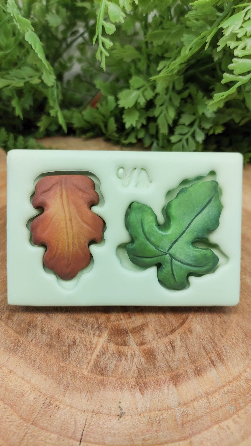Molde de silicone Folhas de Outono - Imagem 2