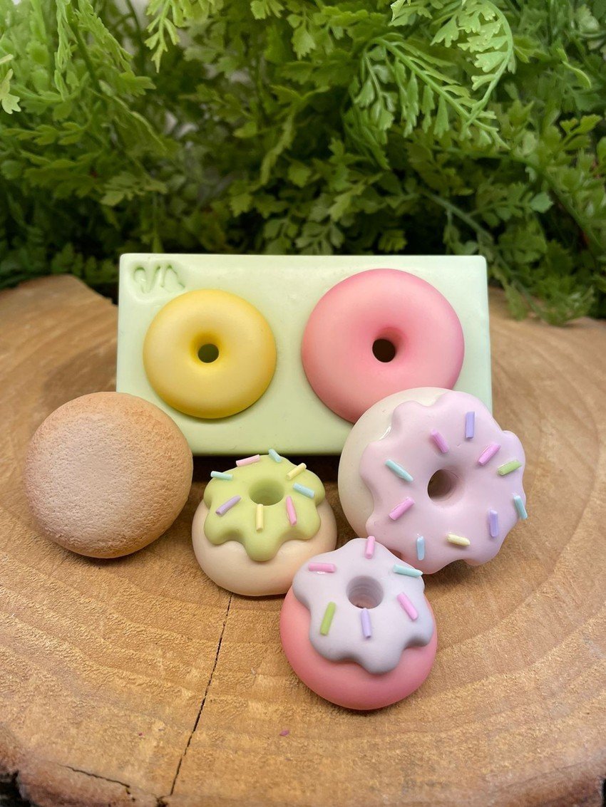 Molde de silicone Donuts M e G - Imagem 2