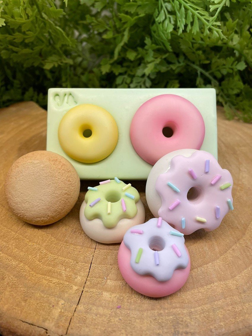 Molde de silicone Donuts M e G - Imagem 4
