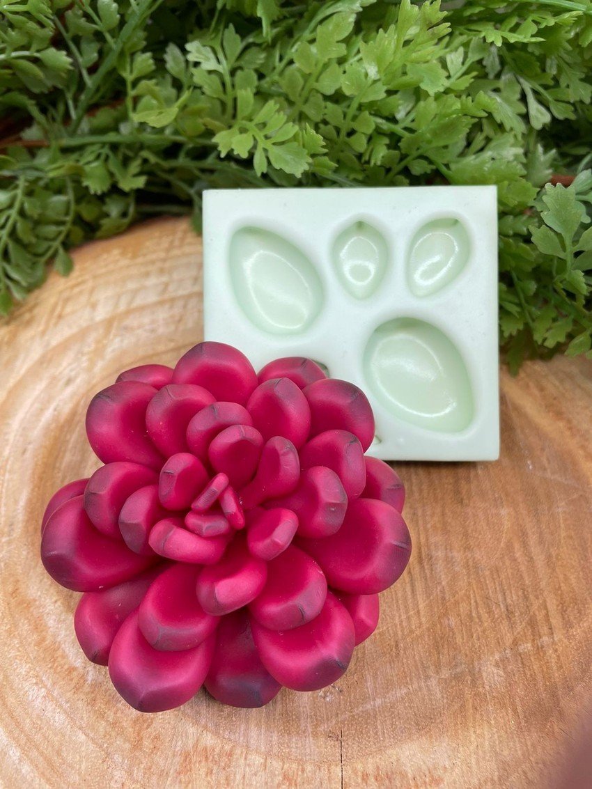 Molde de silicone Suculenta G 2 - Imagem 2