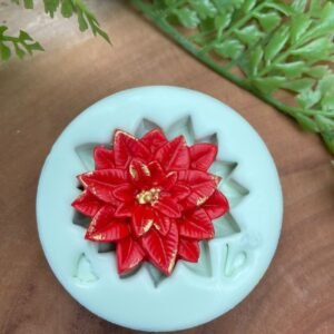 Molde Flor de Natal 3