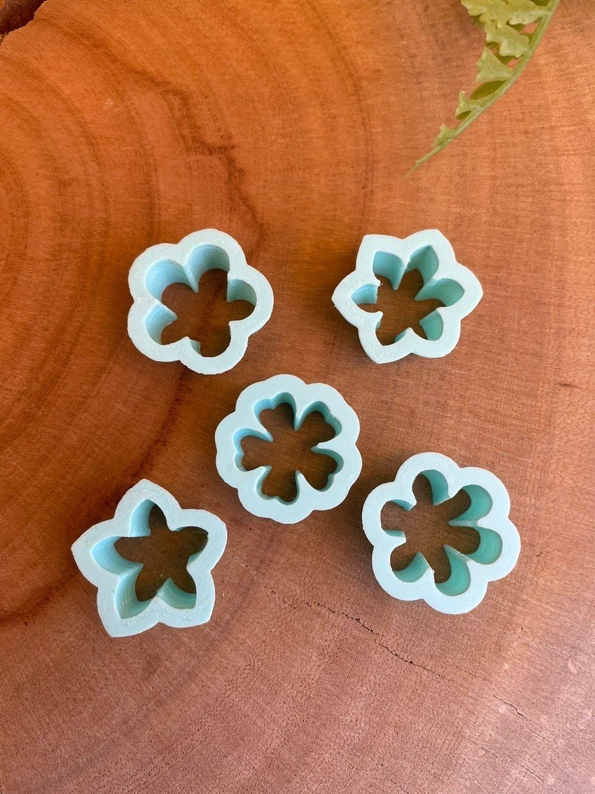 Kit Cortadores Mini Flores - 5 pc - Imagem 5