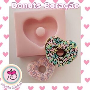 Molde Donuts Coração