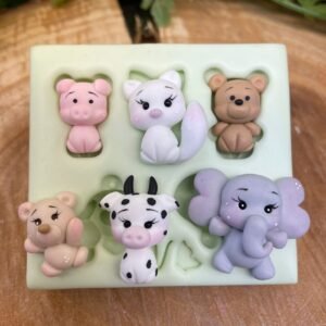 Molde De Silicone Mini Bichinhos 2