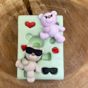 Molde de silicone Ursinho Love