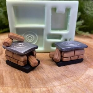 Molde de silicone Fogão Campeiro