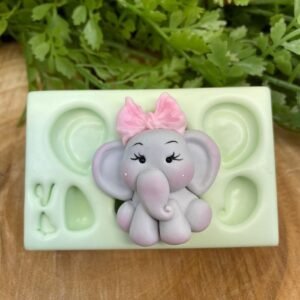 Molde de silicone Elefantinho P