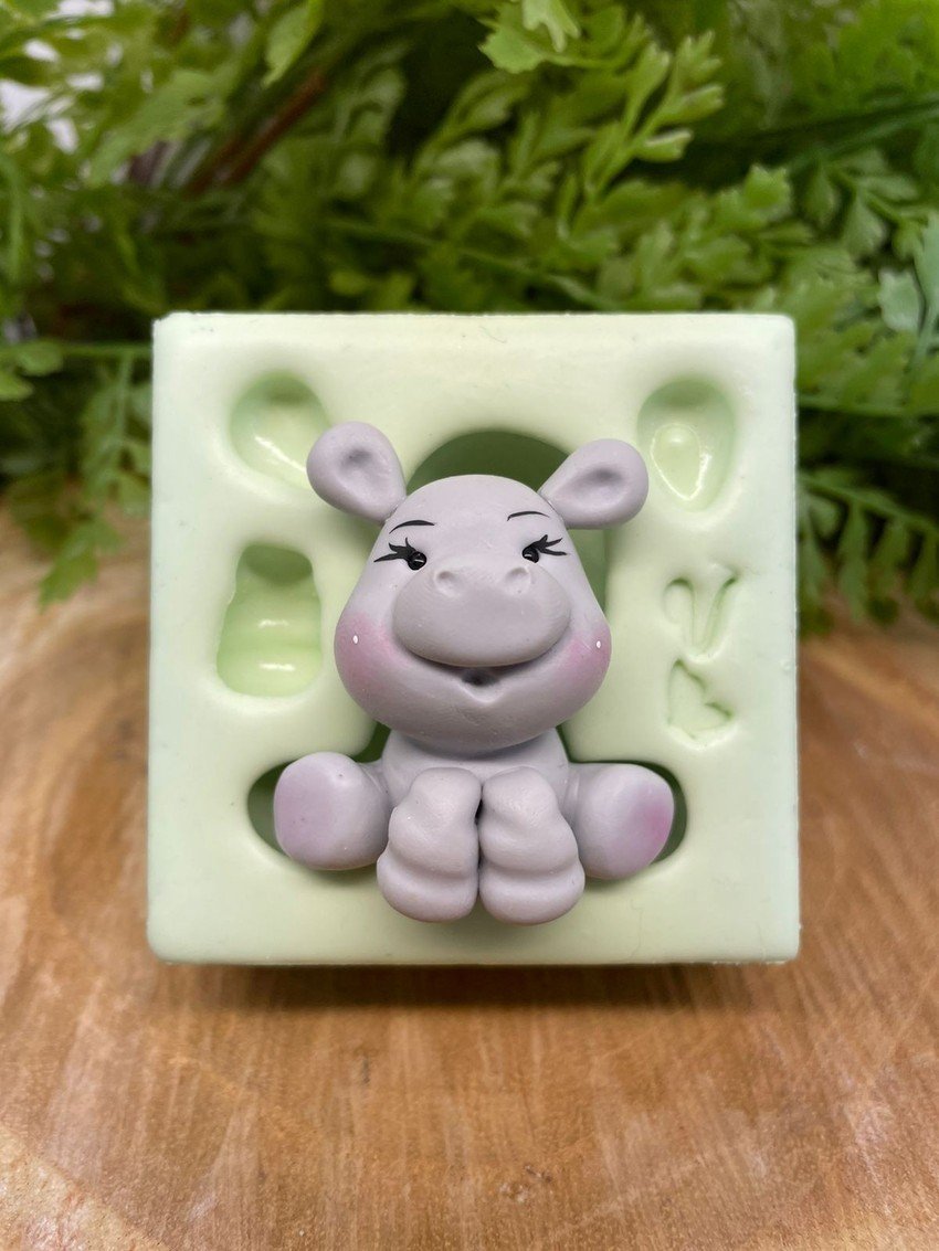 Molde de silicone Hipopótamo M
