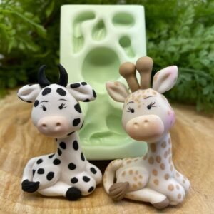Molde de silicone Girafa P