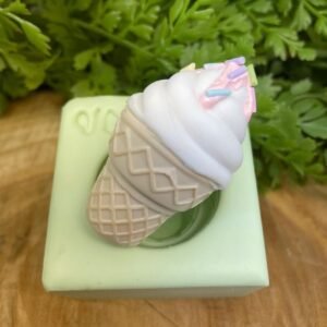 Molde de silicone Casquinha de sorvete