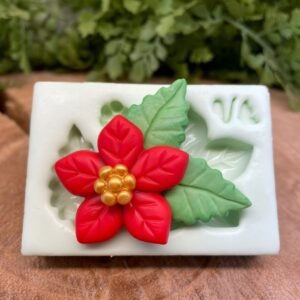 Molde Flor de Natal P