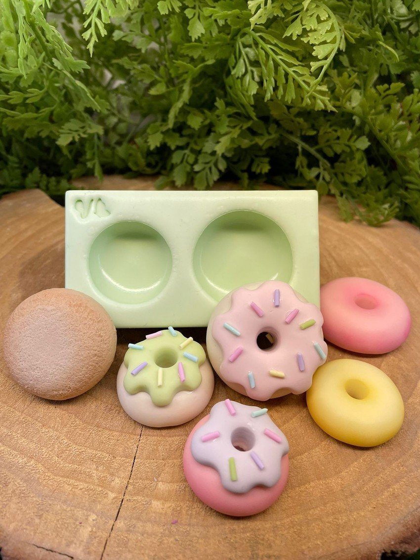 Molde de silicone Donuts M e G