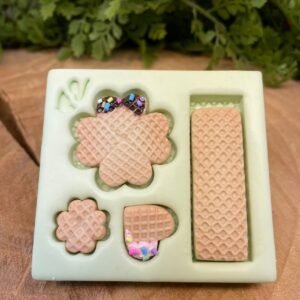 Molde de silicone Waffle