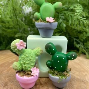 Molde de silicone Cactos 2