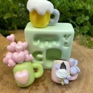 Molde de silicone Caneca