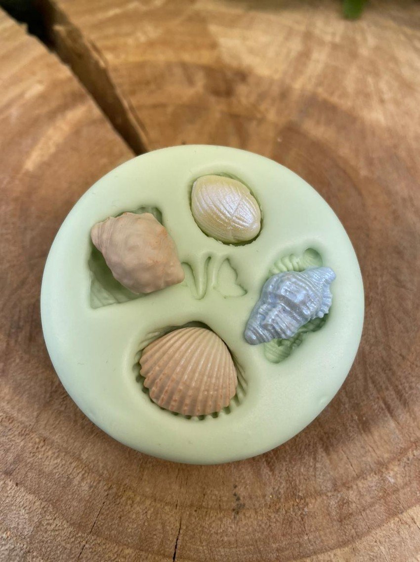 Molde de silicone Conchinhas