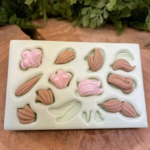 Molde de silicone Cabelinhos 12