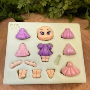 Molde de silicone Menininhas 3