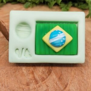 Molde de silicone Bandeira