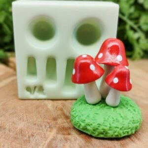 Molde de silicone Cogumelitos