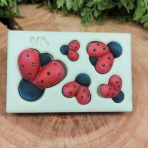 Molde de silicone Joaninhas 2