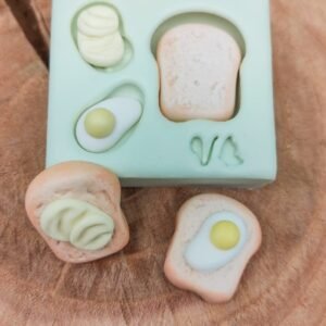 Molde de silicone Pãozinho