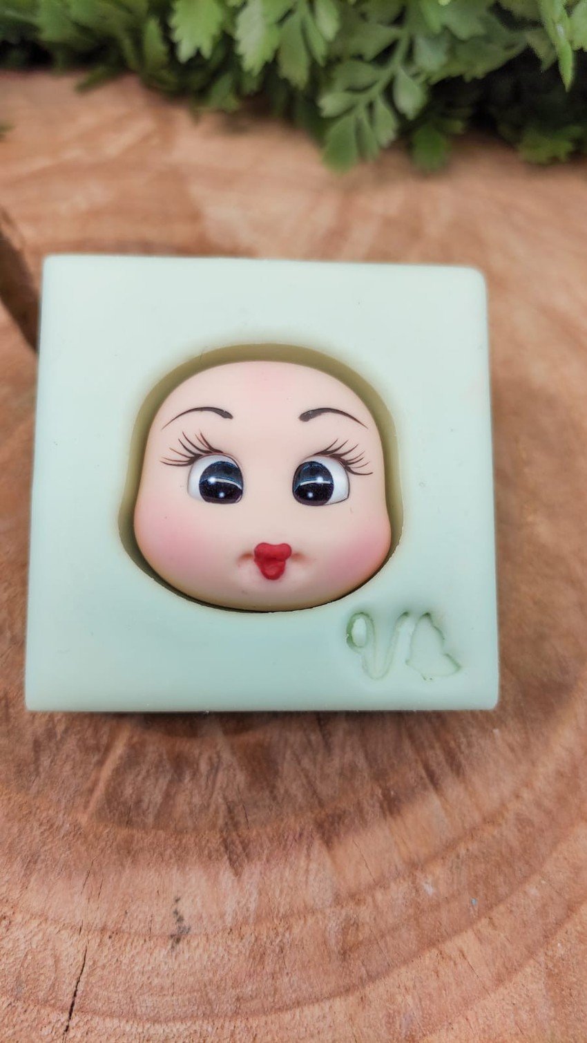 Molde de silicone Cabecinha G