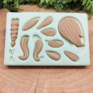 Molde de silicone Cabelinho 11