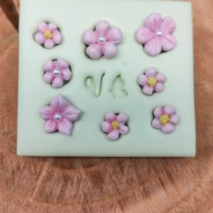 Molde de silicone Mini Flores 2