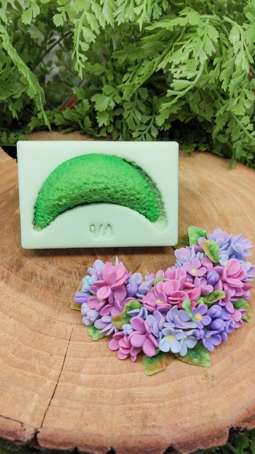 Molde de silicone Base - Borda de Cuia G