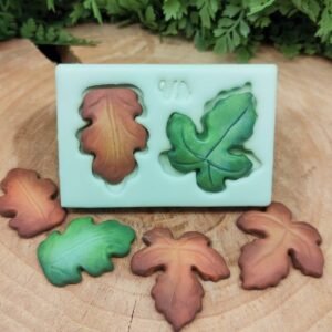 Molde de silicone Folhas de Outono