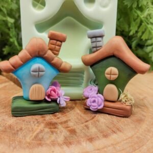 Molde de silicone Casinha Cute