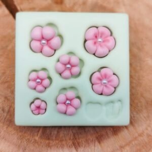 Molde de silicone Mini Flores